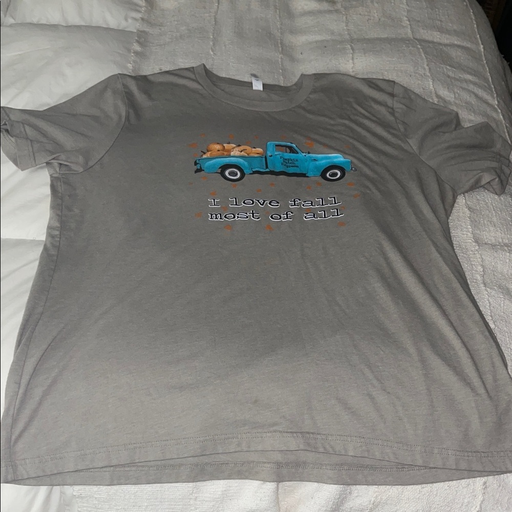 Gray I Love Fall Pumpkin Patch Women's Tee Shirt